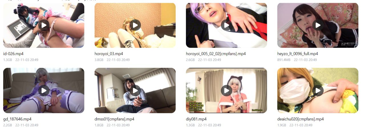 图片[1]-百部Cosplay AV合集【426.6GB磁力】 - 玉喵库 小众精品资源-玉喵库 小众精品资源